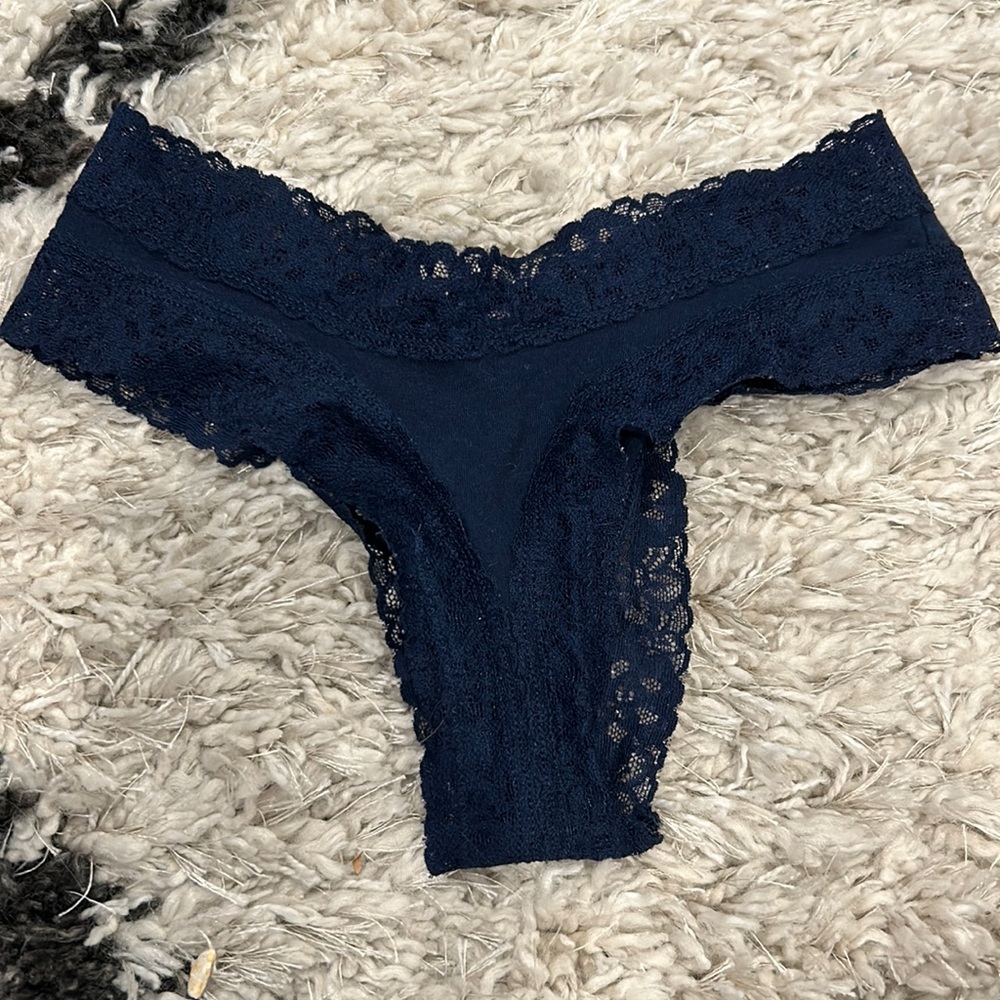 Navy Lace Panty